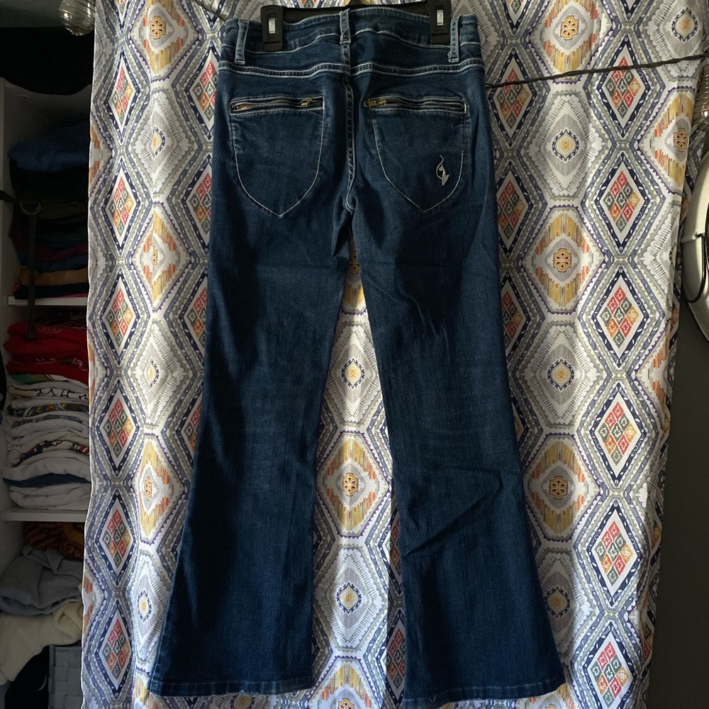 retro flare jeans